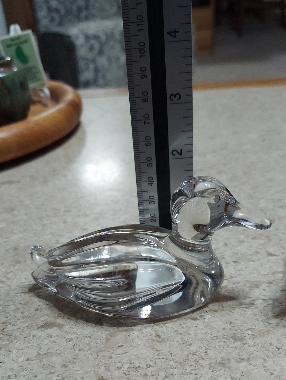 Princess House 24% Lead Crystal Pair Of Duck Figurines - Picture 8 of 9
